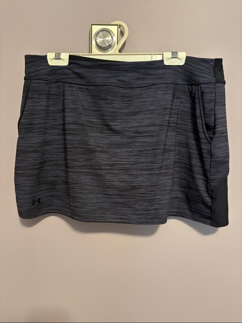 Under Armour Black/Grey Heather Athletic Skort